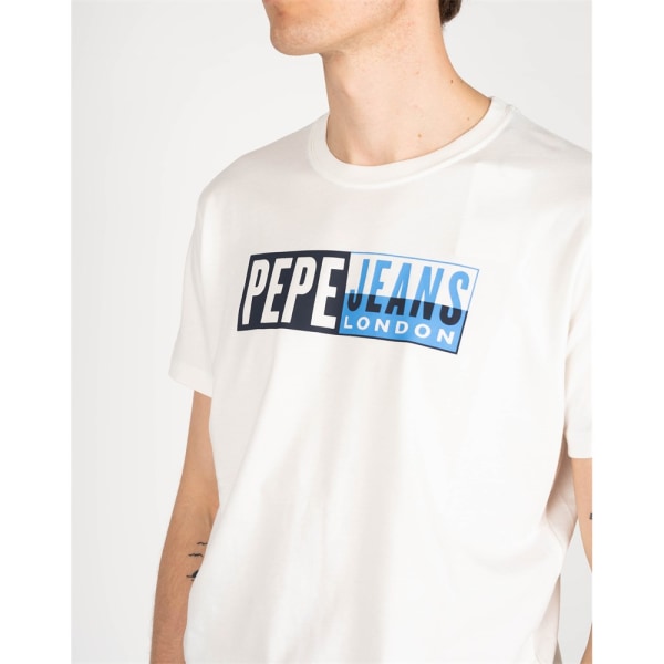 T-shirts Pepe Jeans Gelu Hvid 188 - 193 cm/XXL
