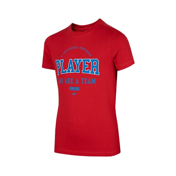 T-shirts 4F JTSM007 Rød 146 - 151 cm
