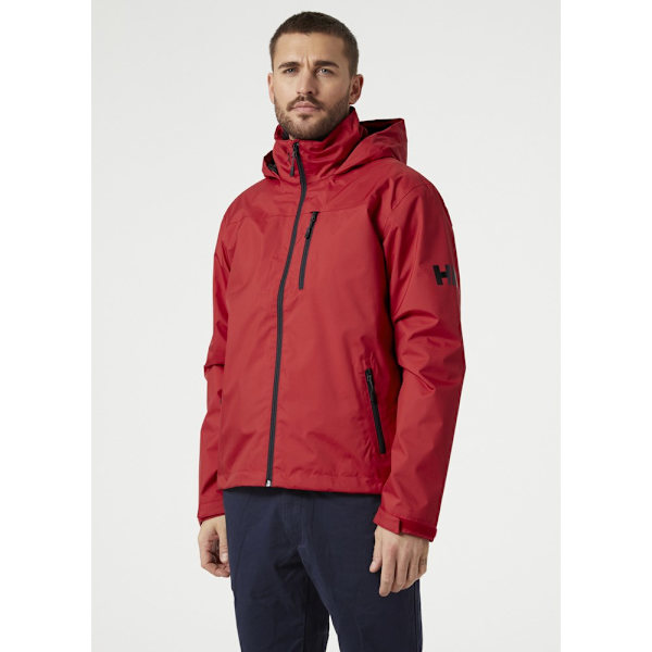 Jakker Helly Hansen Crew Hooded Midlayer Jacket Rød 167 - 173 cm/S