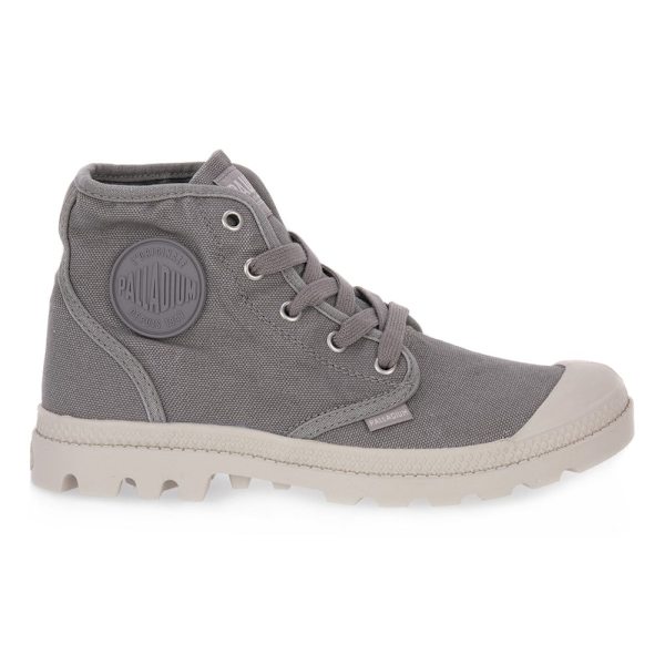 Skor Palladium Pampa HI Gray Flannel Gråa 37