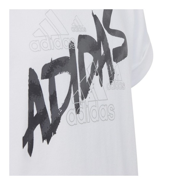 T-paidat Adidas Dance Knotted Tee Girls JR Valkoiset 170 - 175 cm/M