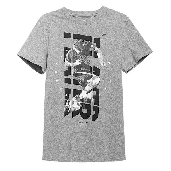 T-shirts 4F H4L21 TSM011 Grå 176 - 179 cm/M