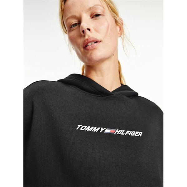 Puserot je Fleecet Tommy Hilfiger S10S101130BDS Mustat 158 - 162 cm/XS