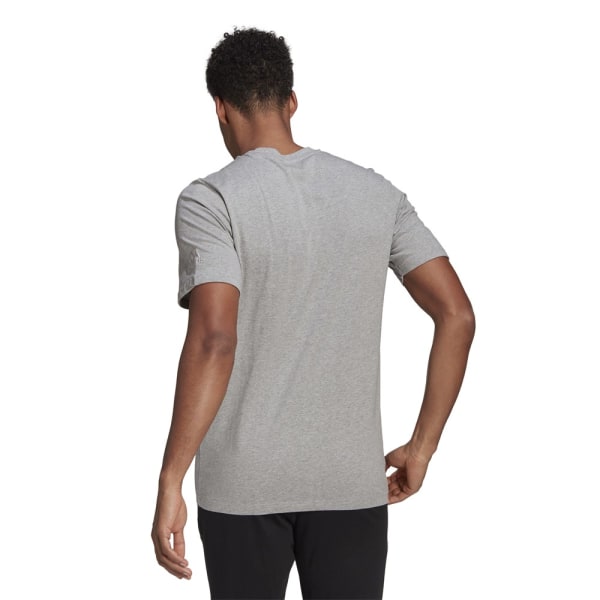 T-shirts Adidas Essentials Linear Hvid 182 - 187 cm/XL