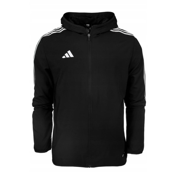 takki Adidas Tiro 23 League Windbreaker Mustat 123 - 128 cm/7 - 8 år