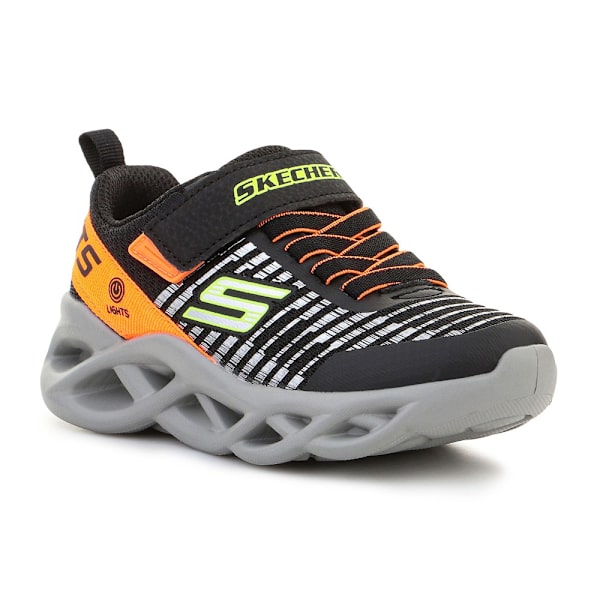 Sneakers low Skechers S Lights Sort,Orange 27.5