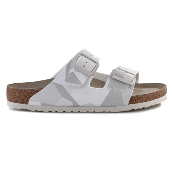 Tofflor Birkenstock Arizona Vit,Gråa 46