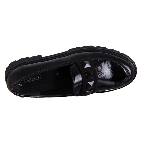 Mokkasiner Gabor 3524397 Sort 4 UK women