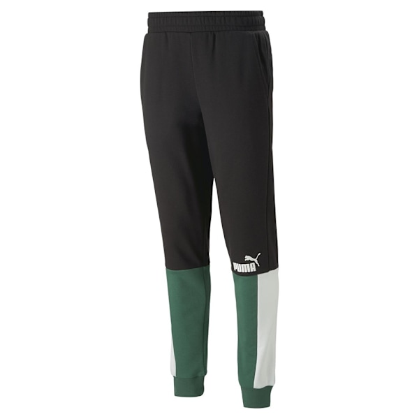 Housut Puma Ess Block Sweatpants Mustat 176 - 181 cm/M