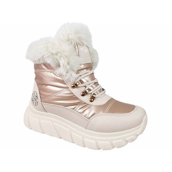 Lumisaappaat Lee Cooper Snowboots Kullanväriset,Valkoiset 40