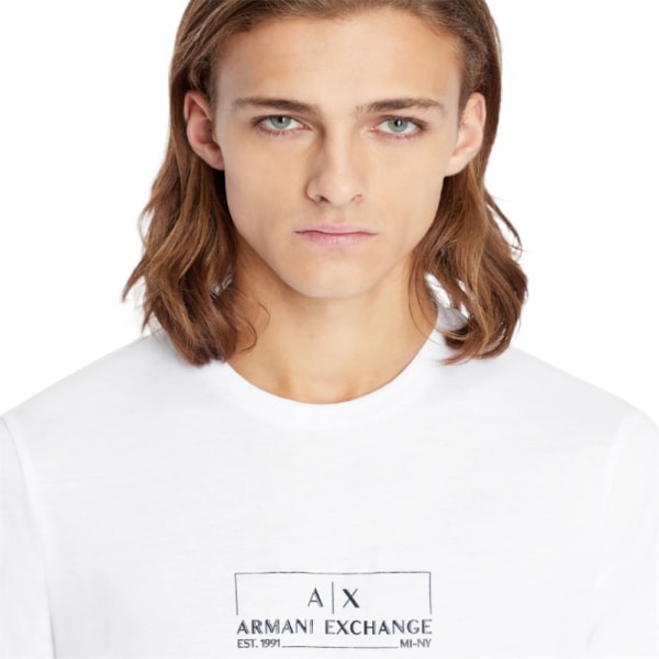 Shirts Armani Exchange Logo Slim Vit 189 - 193 cm/XXL