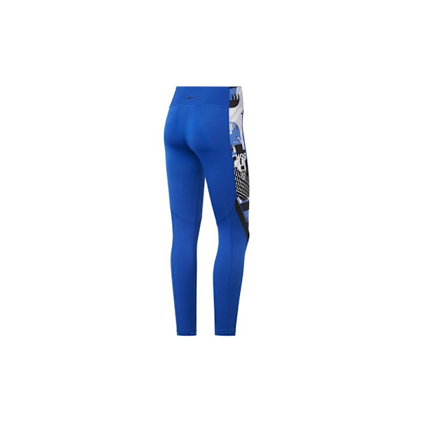 Housut Reebok Wor Myt Aop Tight Vaaleansiniset 158 - 163 cm/XS
