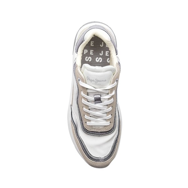 Lågskor Pepe Jeans White Arrow Layer Vit 40