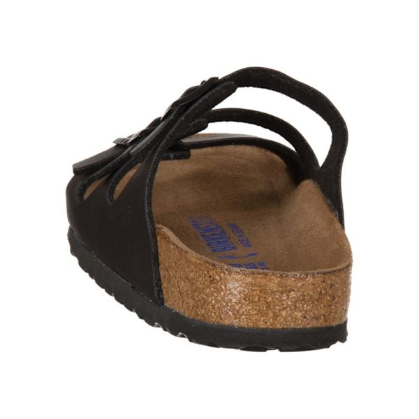 Rantakengät Birkenstock Florida Birkoflor Mustat 43
