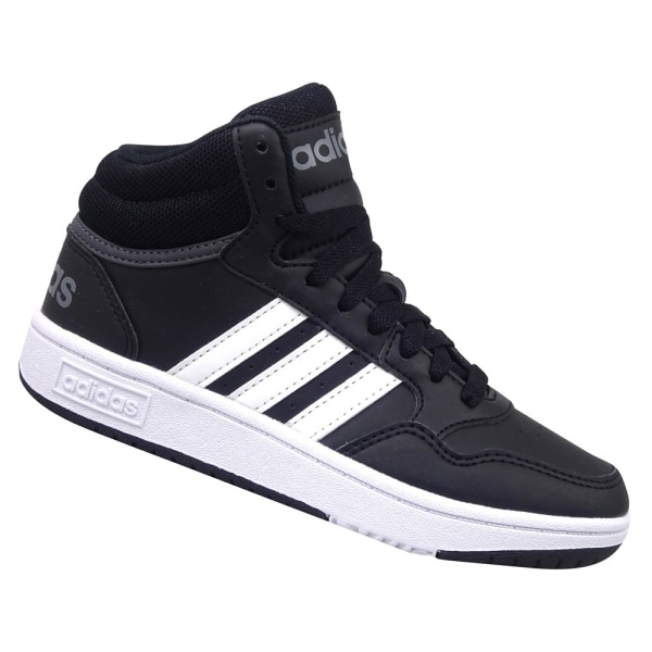 Sko Adidas Hoops Mid 30 K Sort 35.5