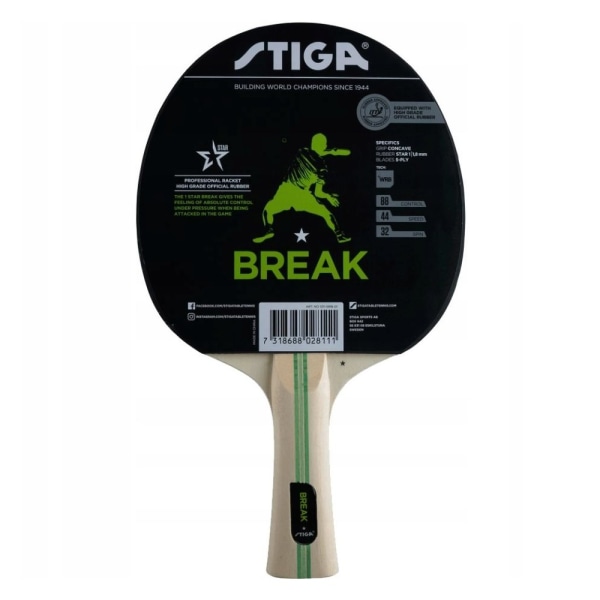 Rackets Stiga Break Sort