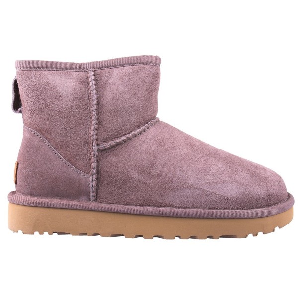 Textilväv UGG Classic Mini II Stormy Grey Beige,Rosa 41