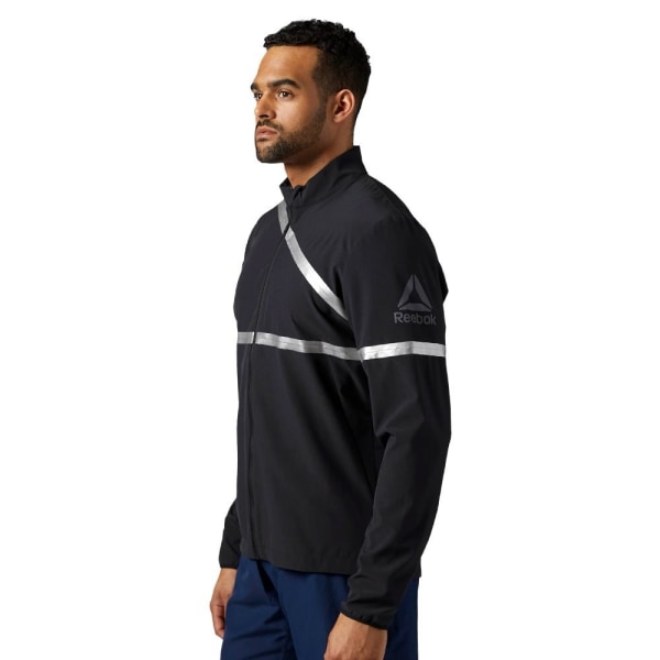 Jakker Reebok One Series Running Hero Sort,Sølv 182 - 187 cm/L