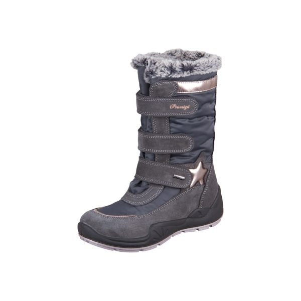 Snowboots Primigi Girl Winger Gtx Grigio Scamoscio Techno Gråa 30