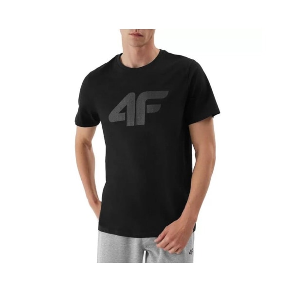 T-shirts 4F 4FAW23TTSHM087720S Sort 182 - 185 cm/XL