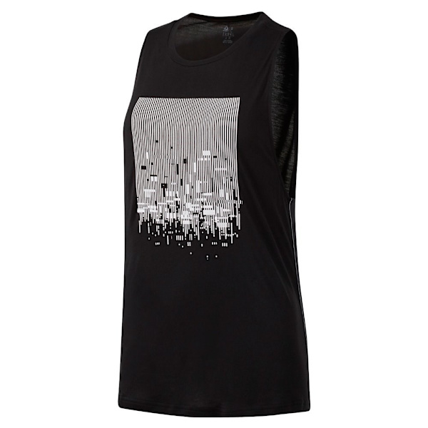 T-shirts Reebok Cardio Graphic Tank Sort 158 - 163 cm/XS