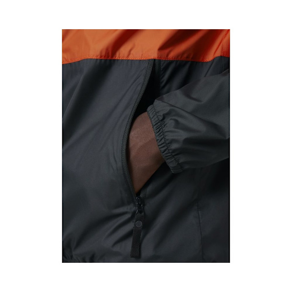 takki Helly Hansen Active Wind Jacket Mustat,Oranssin väriset 185 - 190 cm/XL