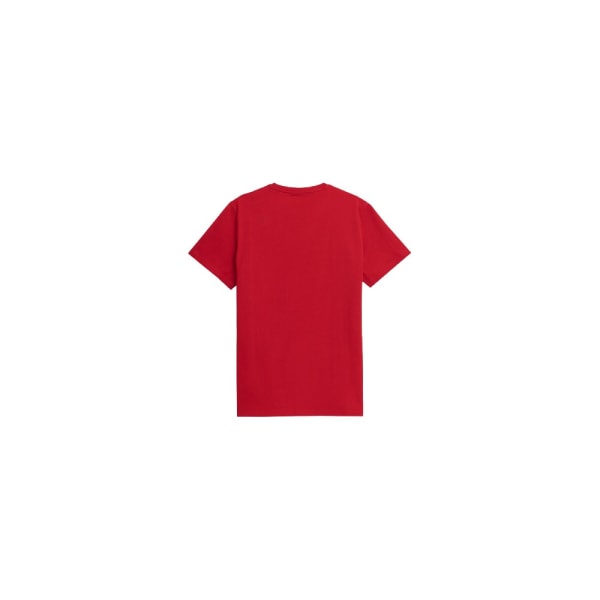 T-paidat 4F SS23TTSHM537CZERWONY Punainen 176 - 179 cm/M