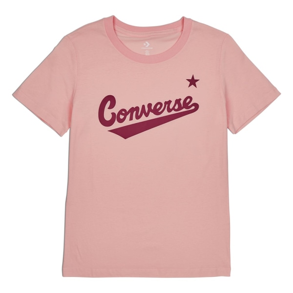 T-shirts Converse Scripted Wordmark Tee Pink 163 - 167 cm/S
