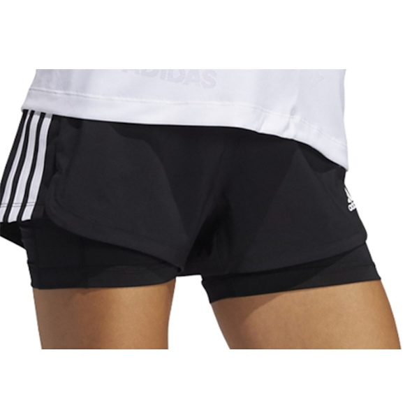 Bukser Adidas Pacer 3S 2 IN 1 Sort 152 - 157 cm/XS