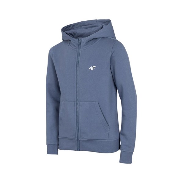 Puserot je Fleecet 4F JBLD001 Vaaleansiniset 128 - 133 cm