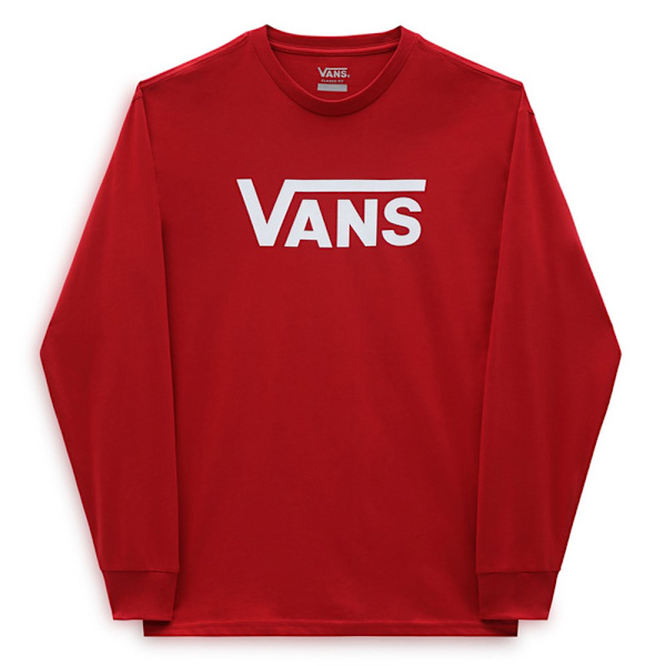 T-paidat Vans Mn Classic Ls Punainen 178 - 182 cm/M