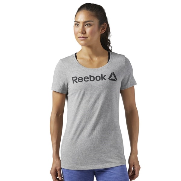 T-paidat Reebok Linear Read Harmaat 176 - 181 cm/L