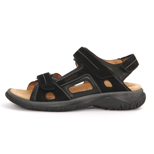 Sandaler Ganter Giovanni 25 71280100 Nappa Sort 42