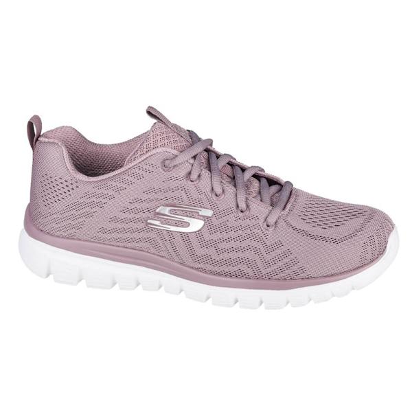 Lågskor Skechers Gracefulget Connected Rosa 38