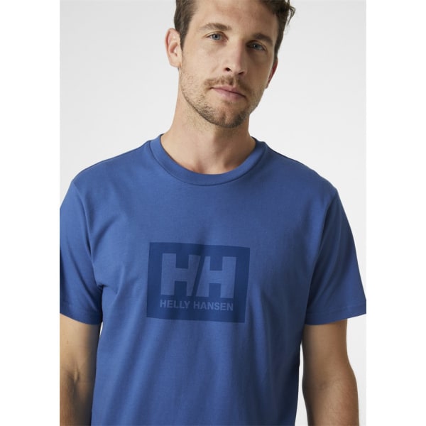 T-shirts Helly Hansen Box Blå,Flåde 167 - 173 cm/S