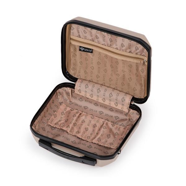 Ufferter Solier Kuferek Podróżny Mały Abs Stl945 Szampan Beige