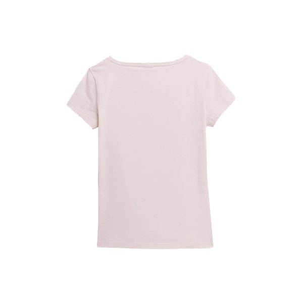T-shirts 4F 4FSS23TTSHF730KREMOWY Pink 162 - 165 cm/XS