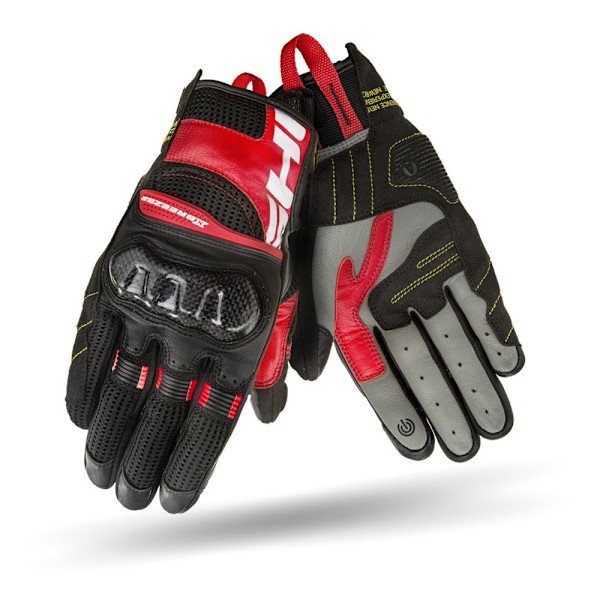 Handskar Shima Xbreeze 2 Svarta,Körsbär XL/22,9-24,1 cm