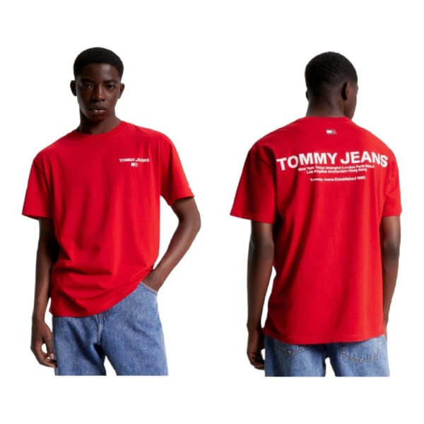 T-shirts Tommy Hilfiger DM0DM17712XNL Rød 179 - 183 cm/L
