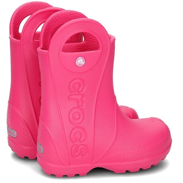 Kumisaappaat Crocs Handle IT Rain Boot Vaaleanpunaiset 32