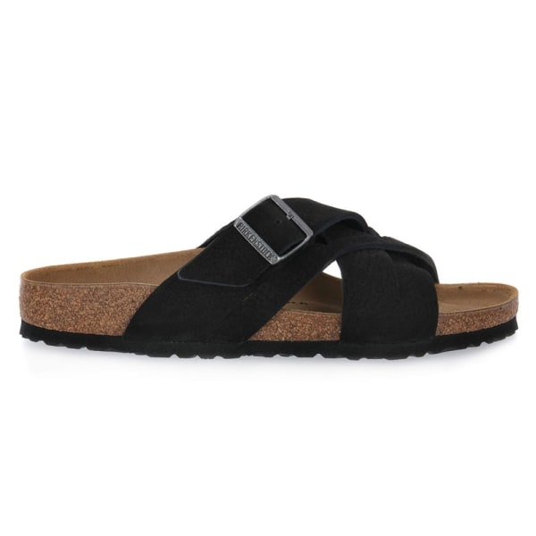 Tofflor Birkenstock Lugano Desert Buck Lea Calz S Svarta 42