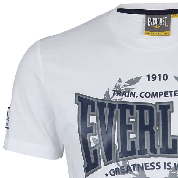 Shirts Everlast EVR6520WHITE Vit 178 - 182 cm/M