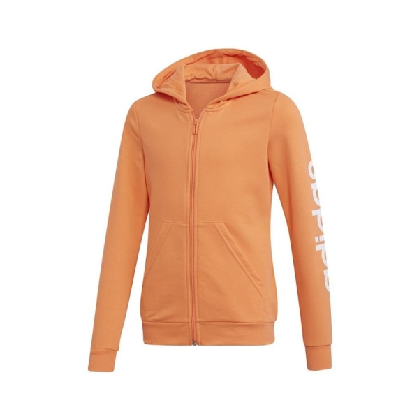 Puserot je Fleecet Adidas E Lin FZ HD Oranssin väriset 105 - 110 cm/4 - 5 år