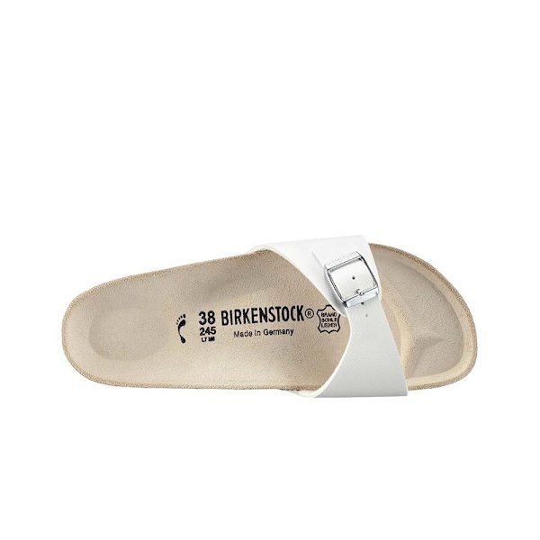 Rantakengät Birkenstock Madrid BS Valkoiset,Beesit 37