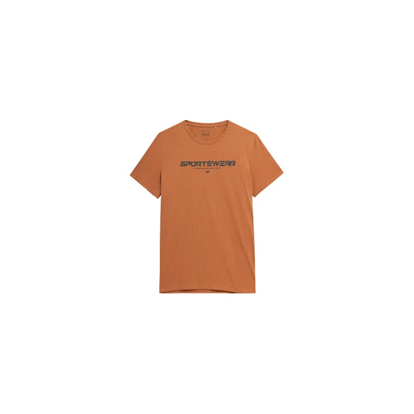 T-shirts 4F 4FSS23TTSHM36481S Brun 176 - 179 cm/M