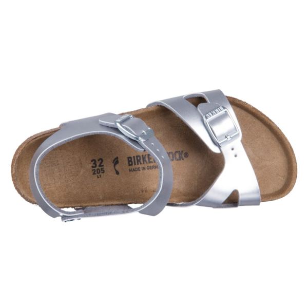 Sandaalit Birkenstock Rio Hopeanväriset 27