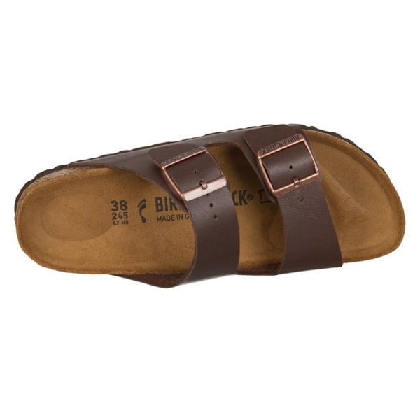 Tofflor Birkenstock Arizona Dunkelbraun Birkoflor Bruna 40