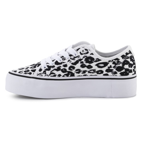 Lågskor DC Manual Platform Cheetah Print Vit,Svarta 37.5