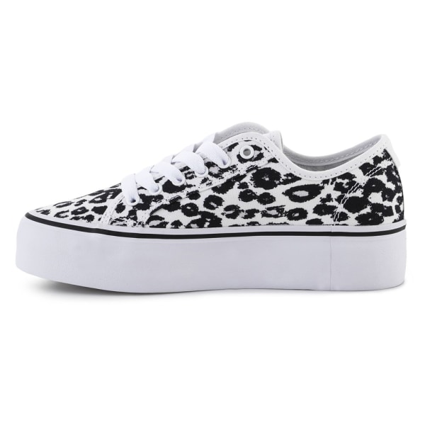 Sneakers low DC Manual Platform Cheetah Print Hvid,Sort 36.5