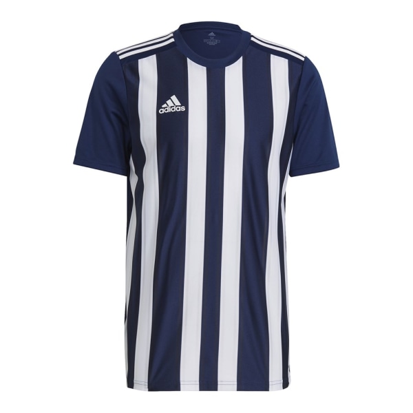 T-paidat Adidas Striped 21 Valkoiset,Tummansininen 170 - 175 cm/M
